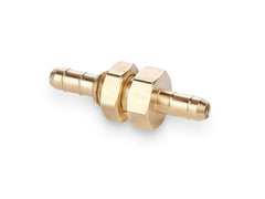 PARKER Parker 22bh-4-4 dubl-barb brass body bulkhead union fitting 1/4 inches barb tube x 1/4 inches barb tube