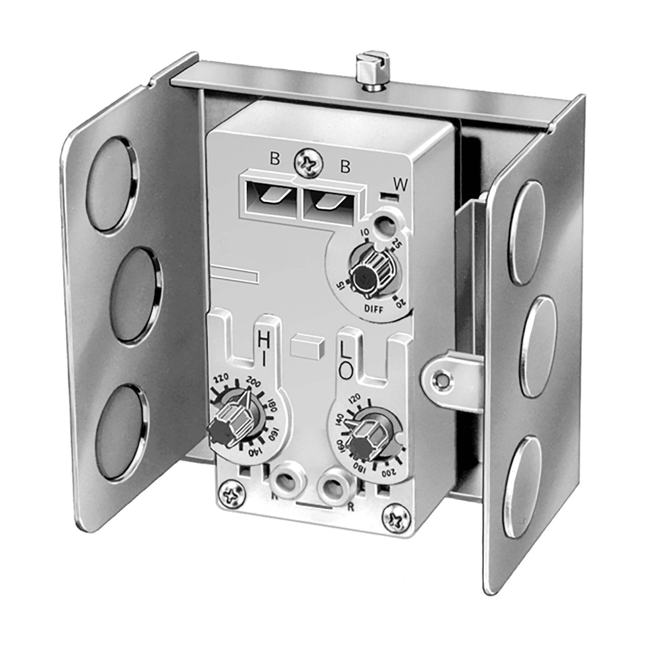 RESIDEO Resideo L6081A1036/U aquastat high and low limit 120-240 degrees Fahrenheit 10-25 horizontal