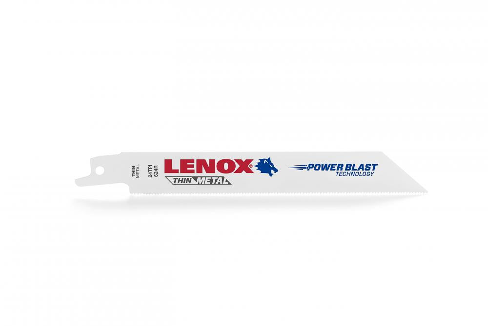 STANLEY Stanley 20496B624R LENOX Bi-Metal Reciprocating Saw Blade General Purpose 6-Inch 24 Tpi 25-Pack