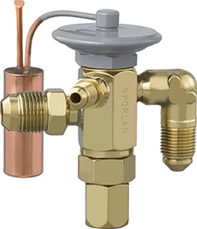 SPORLAN Sporlan 100958 expansion valve external R134A commercial 1.25 to 1.75 ton nominal 30 inches tube 3/8 inches x 1/2 inches SAE BFJE-B-C