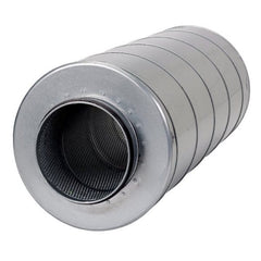 SYSTEMAIR Systemair 411284 Fantech galvanized steel silencer 6 inch 2 ft