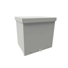 WIEGMANN Wiegmann RSC182406 Embossed Mounting Holes Mount Enclosure 18 in W x 24 in H x 6 in D