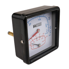 WEISS INSTRUMENTS Weiss Instruments CTP40RSX Tri-O-Meter 3-1/2 inch Dial 1/2 inch NPT Rear Mount