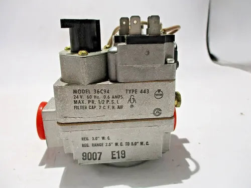 WHITE-RODGERS White-Rodgers 36C94-443 Gas Manifold Valve 24V 3/4 X3/4