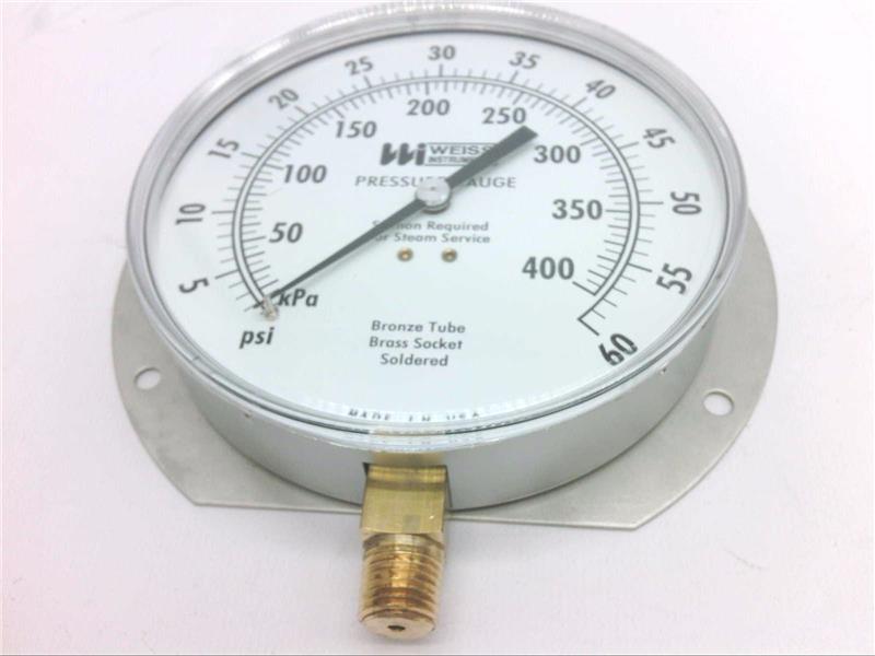 WEISS INSTRUMENTS Weiss Instruments TL20-030-8B utility pressure gauge L38-161 0-30 kPa