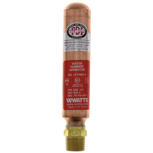 WATTS Watts Watts-0750160 LF15M2-A Water Hammer Arrestor 1/2 inches