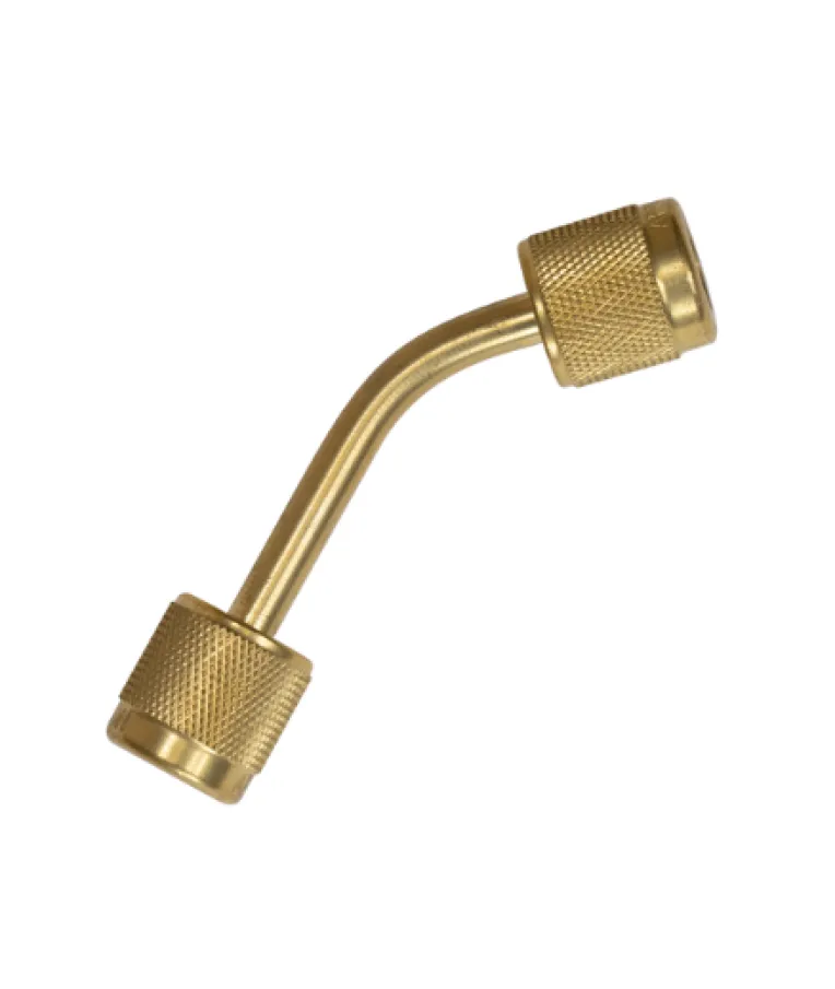APPION TOOLS Appion Tools VFL45L Megaseal 45 degree vacuum-rated connector 2 inches x 1/4 inches flare swivel