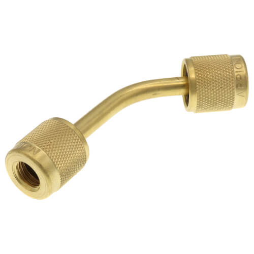APPION TOOLS Appion Tools VFL45L Megaseal 45 degree vacuum-rated connector 2 inches x 1/4 inches flare swivel