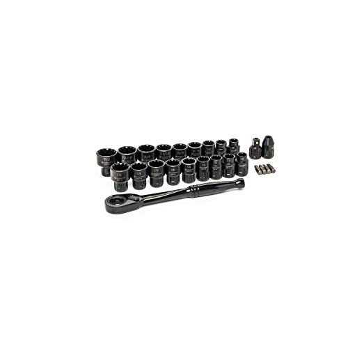 APEX TOOL GROUP Apex Tool Group CX6PT25 Ratchet and Socket Set 25 piece 3/8 inch Drive SAE