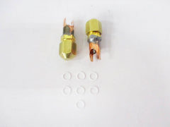 C&D VALVE C&D Valve CD5516/6 Braze-On Self-Piercing Copper Saddle Valve 5/16 inch OD tube 6 pack