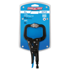 CHANNELLOCK Channellock 107-6 6-inch C-Clamp Locking Pliers with Swivel Pads