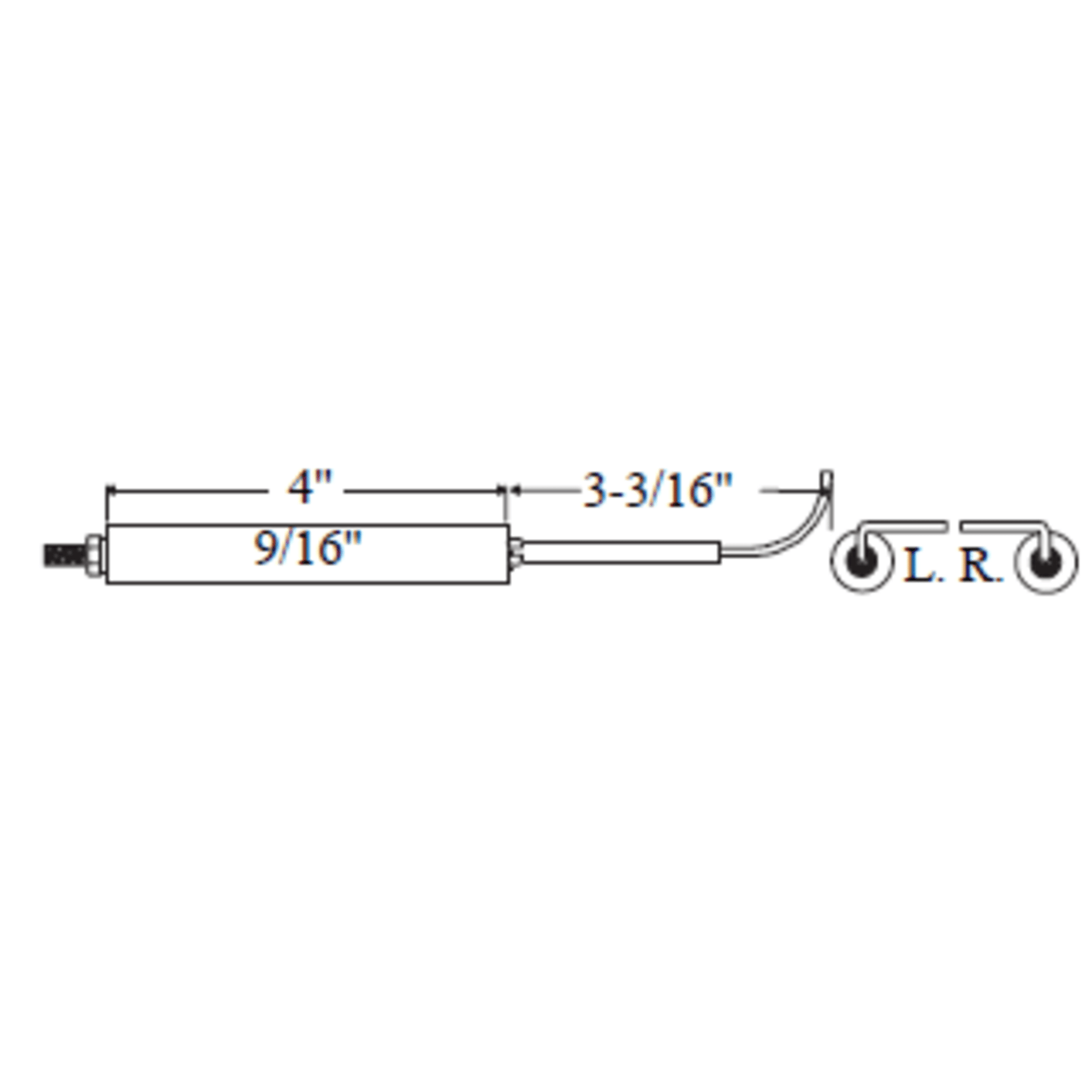 CROWN ENGINEERING Crown Engineering 22048 Iron Fireman Electrode Replacement Westwood WP-E5-356