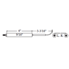 CROWN ENGINEERING Crown Engineering 22048 Iron Fireman Electrode Replacement Westwood WP-E5-356