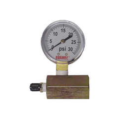 BRAMEC Bramec 17257 Hex Body Test Gauge 0-30 PSI 1 inches