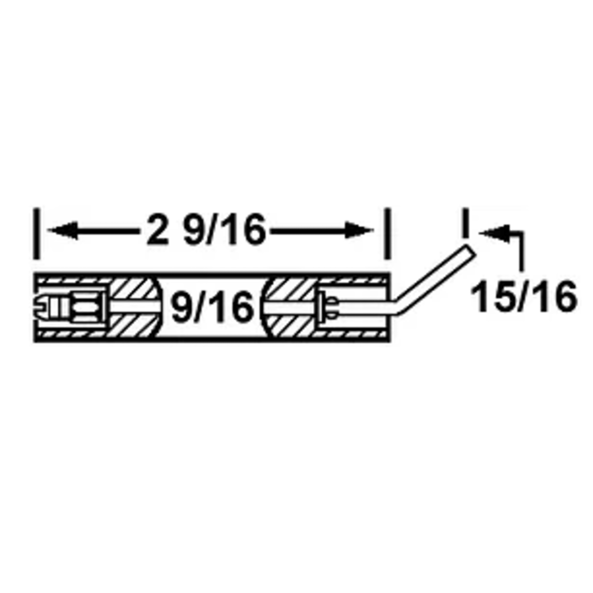 CROWN ENGINEERING Crown Engineering 21610-02 General Electric Electrode 2/PK K-5703668AB