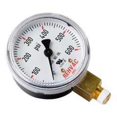 DIVERSITECH Diversitech GA-06 Rehvac low pressure replacement gauge 600psi 1/8 in
