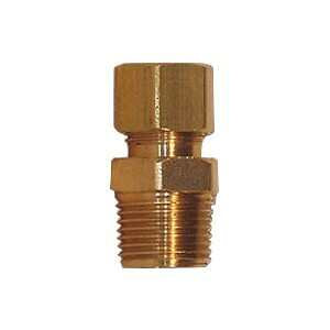 HOLYOKE FITTINGS Holyoke Fittings 68-1412 7/8 x 3/4 in. OD Tube x MIPT Reducing Brass Adapter