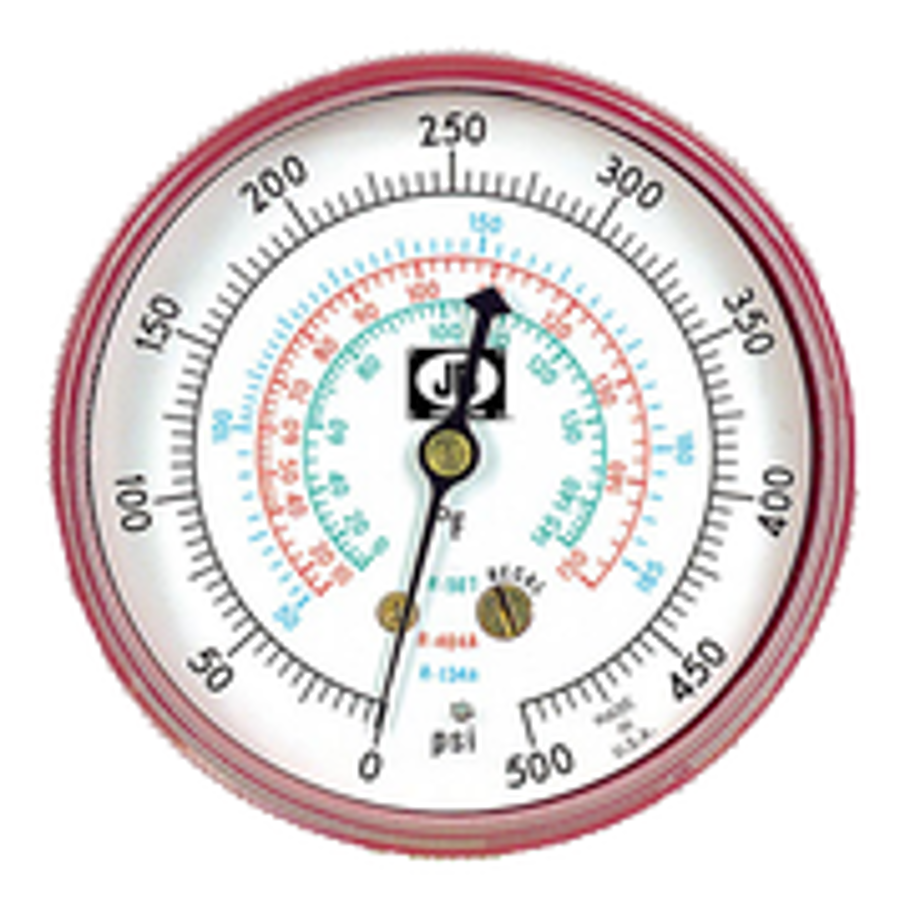 JB INDUSTRIES Jb Industries M2-425 Pressure Gauge 2-1/2 inch Dial 500 psi
