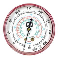 JB INDUSTRIES Jb Industries M2-425 Pressure Gauge 2-1/2 inch Dial 500 psi