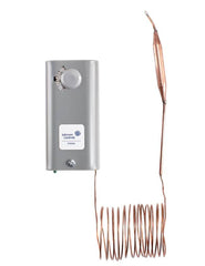 JOHNSON CONTROLS Johnson Controls A19ADB-22C Remote Bulb Temp Control 90/325F Manual Reset, 8 feet Cap, SPST, NEMA 1, 1/4 X 5 inches Bulb