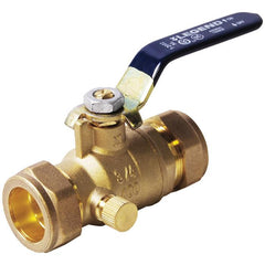 LEGEND VALVE Legend Valve 101-434NL T-2002NL Full Port Compression Ball Valve with Drain 3/4 inches Comp x 3/4 inches Comp