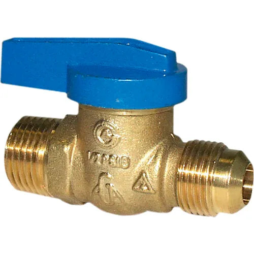 LEGEND VALVE Legend Valve 102-213 T-3000 1-Piece Gas Ball Valve 125 psi 1/2 inches Flare x 1/2 inches MNPT