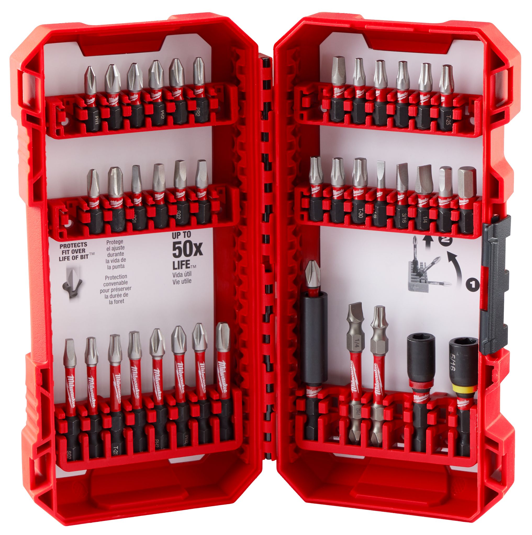 MILWAUKEE Milwaukee 48-32-4022 Shockwave Impact Duty Driver Bit Set 40 Piece