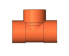MUELLER STREAMLINE Mueller Streamline W 40334 5/16 x 5/16 x 3/8 OD Tee