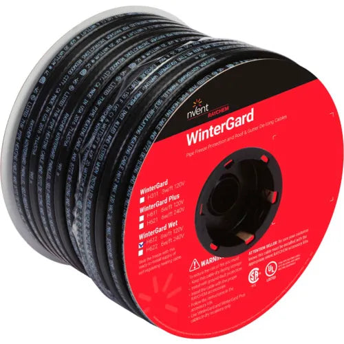 RAYCHEM Raychem H612250 Wintergard Wet Heat Cable 6W/ft 250 ft Reel