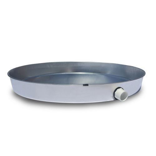 RECTORSEAL Rectorseal WHPA24 24-inch aluminum water heater pan with PVC adapter