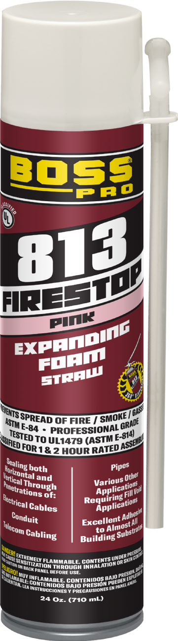 SOUDAL Soudal 137765 BOSS 813 Firestop Foam 12 oz. Straw Can