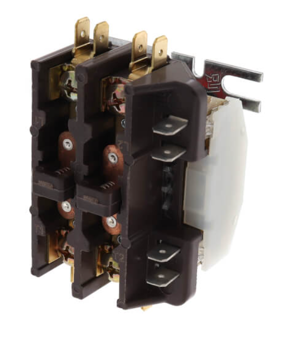 RESIDEO Resideo R8246A1038/U relay 2 pole electric heat DPST quick connect/clamp screw 24 voltage alternating current 30 amp