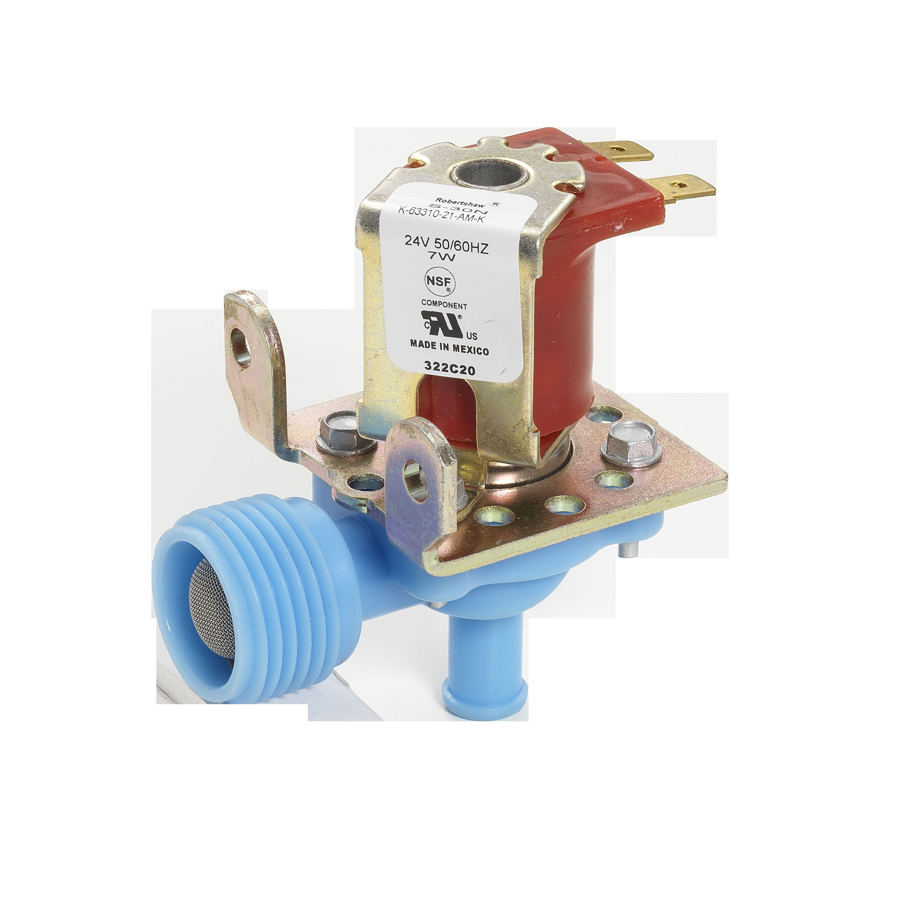 ROBERTSHAW Robertshaw IMV-865 S-30 ice machine water valve 24V (3/4 inch inlet 1/2 inch outlet)