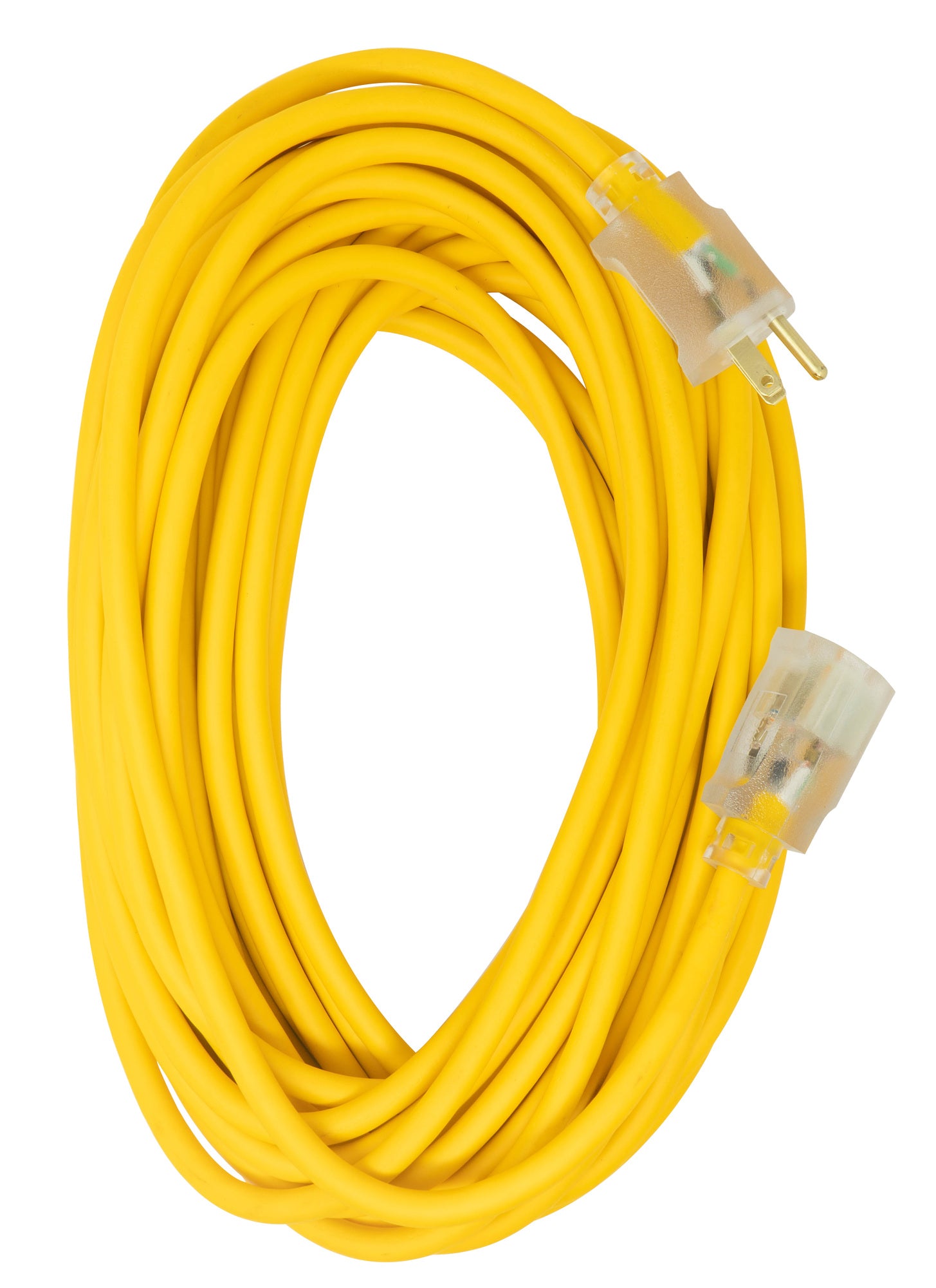 SOUTHWIRE Southwire 1687SW0002 Polar/Solar SJEOOW outdoor extension cord with light ends 15A 125V 25ft 12/3