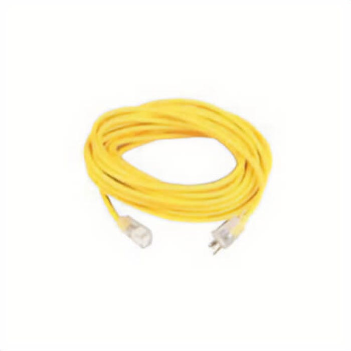 SOUTHWIRE Southwire 1687SW0002 Polar/Solar SJEOOW outdoor extension cord with light ends 15A 125V 25ft 12/3