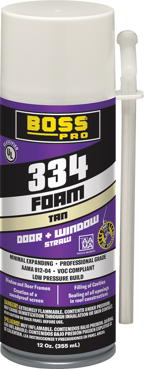 SOUDAL Soudal 143138 Boss 334 Door & Window Foam 20 oz