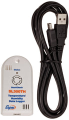 SUPCO Supco SL300TH Temp/Humd Data Logger 3 inch x 1.6 inch x 0.6 inch