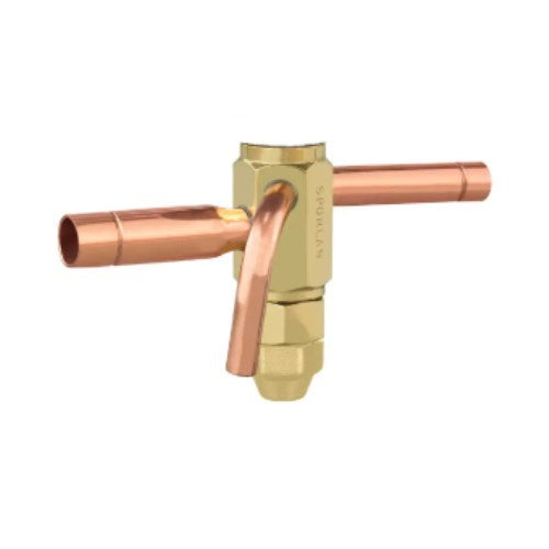 SPORLAN Sporlan 169368 brass type R thermal expansion valve 2 tons 3/8 x 1/2 in. SAE 5 ft. capillary L