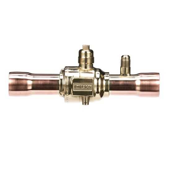 WHITE-RODGERS White-Rodgers 081022 BVSS Series Refrigeration Ball Valve w/ Access Valve 2-1/8 inches ODF