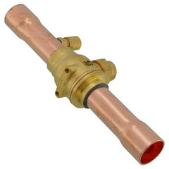 WHITE-RODGERS White-Rodgers 081070 Refrigeration Ball Valve w/ Access Valve, Brass Locking Seal Cap, Thread Holes 7/8 inches