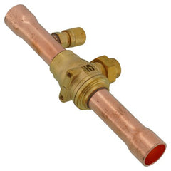 WHITE-RODGERS White-Rodgers 081068 bvss-058t refrigeration ball valve w/ access valve, brass locking seal cap, thread holes 5/8 inches odf