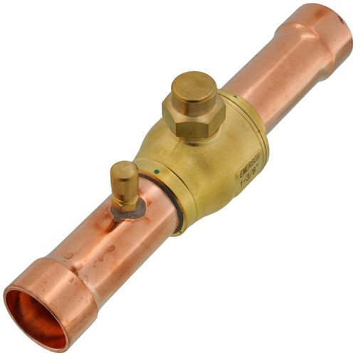 WHITE-RODGERS White-Rodgers 081020 BVSS Series Refrigeration Ball Valve with Access Valve 1-3/8 inches ODF