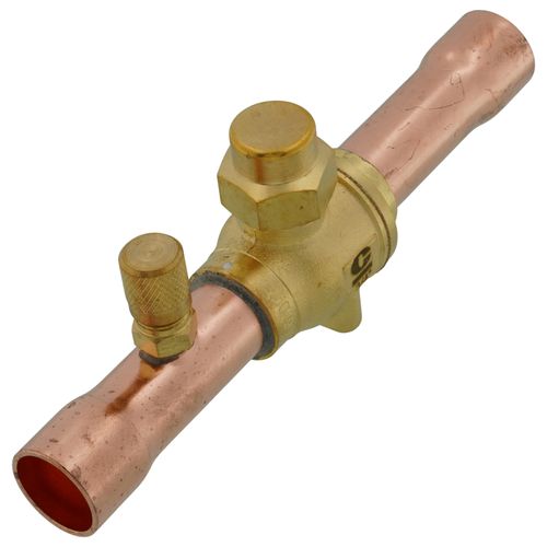 WHITE-RODGERS White-Rodgers 081069 Refrigeration Ball Valve With Access Valve 3/4 inches