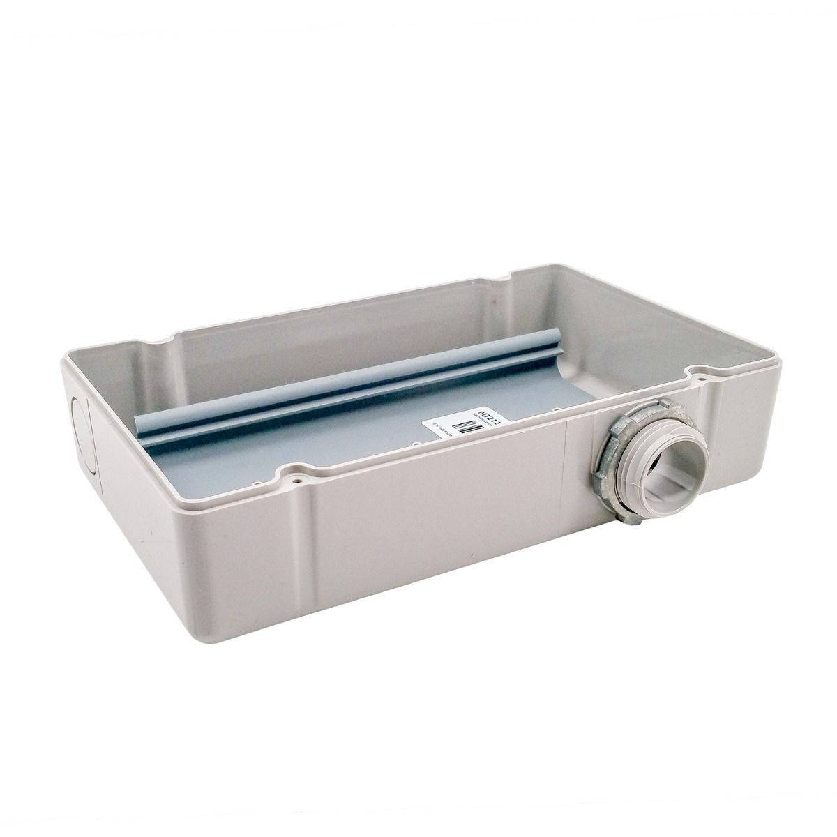 FUNCTIONAL DEVICES Functional Devices PE6020 plastic housing NEMA 1 enclosure 0.75 in. NPT nipple 4.28 in. H x 7.00 in. W x 2.00 in. D 2.75 in. W snap-track