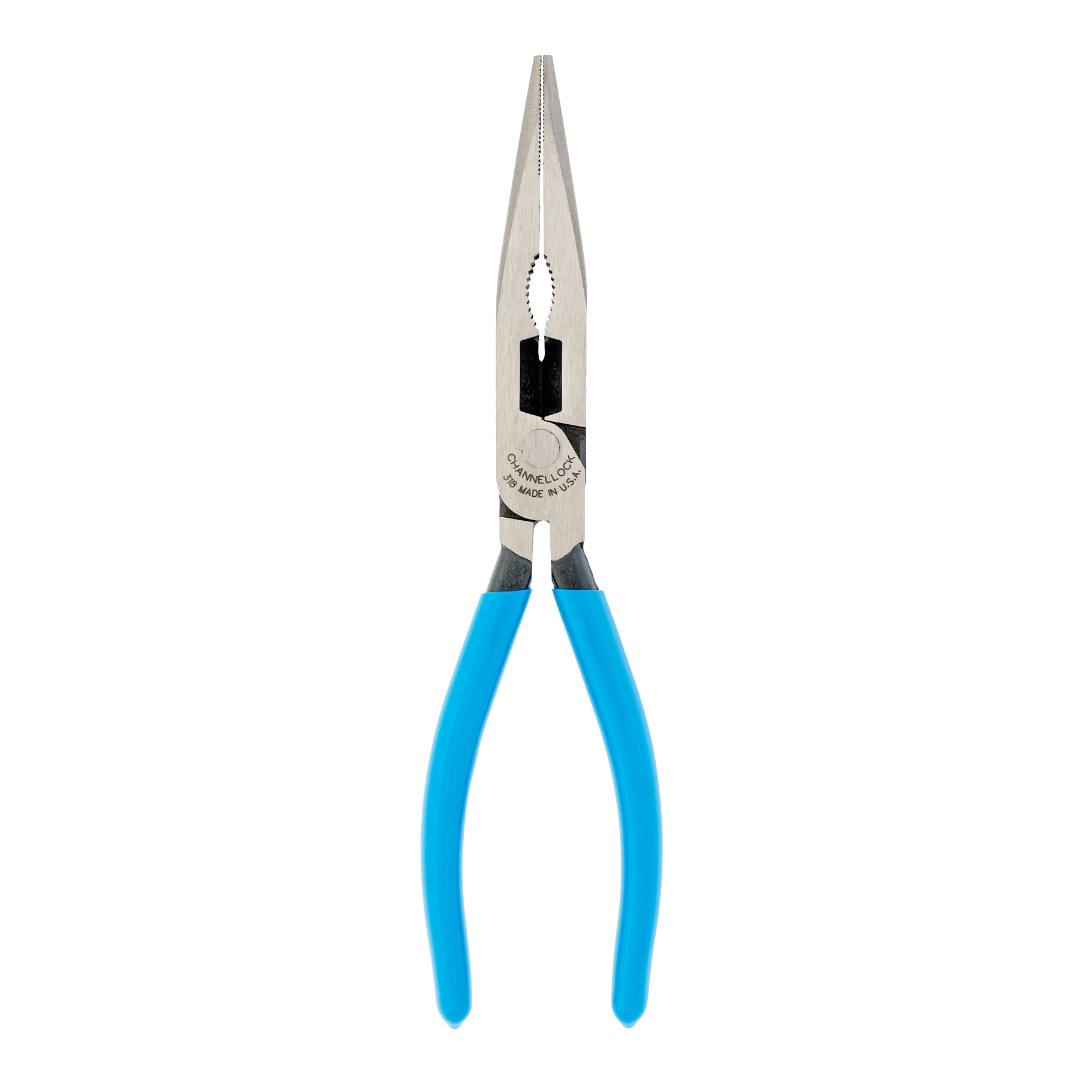 CHANNELLOCK Channellock 318 8-inch XLT combination long nose pliers with cutter