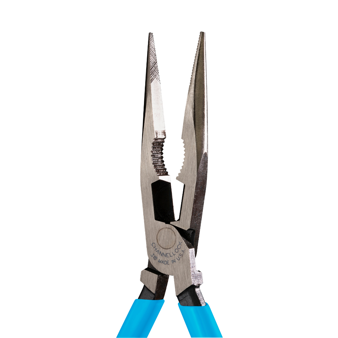 CHANNELLOCK Channellock 318 8-inch XLT combination long nose pliers with cutter