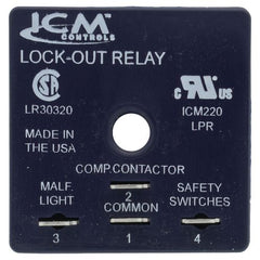 ICM CONTROLS Icm Controls icm220b lockout relay 18-30v spdt