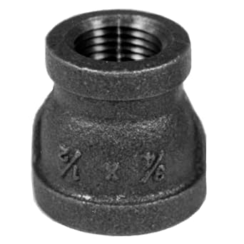 LEGEND VALVE Legend Valve 350-537 1-1/4 x 1 Black Red. Coupling Model SA Black Reducing Coupling