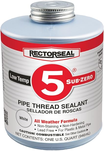 RECTORSEAL Rectorseal 27460 No. 5 Sub-Zero Quart Cans