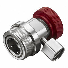 YELLOW JACKET Yellow Jacket 41301 automotive air conditioner coupling chrome hi-side x 14 millimeter R-134A pack of 4 pcs